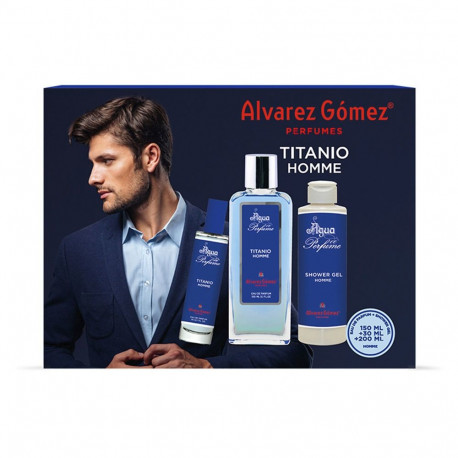 ALVAREZ GOMEZ TITANIO HOMME ESTUCHE 2 pz