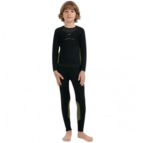 Bielizna bezszwowa dla chłopca 4F M248 głęboka czerń 4FJWAW25USEAM248 20S 152-158cm