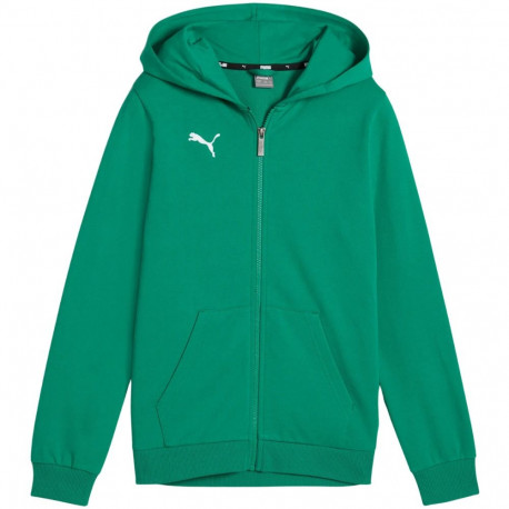 Bluza dla dzieci Puma teamGoal Casuals Hooded zielona 658596 05 140cm