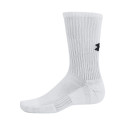 Skarpety Under Armour TC 3pk Crew białe 1386311 100 L