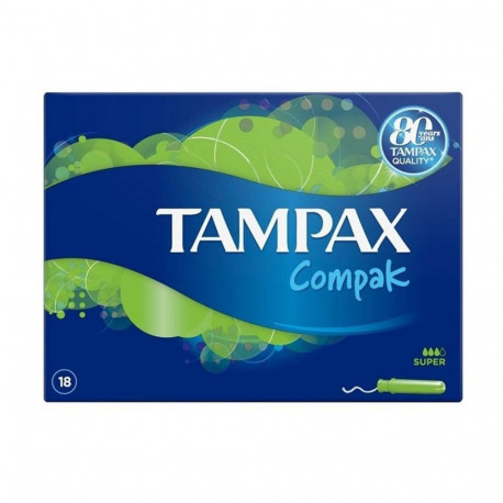 TAMPAX COMPAK COMPRESAS SUPER ABSORCION PACK 18UN