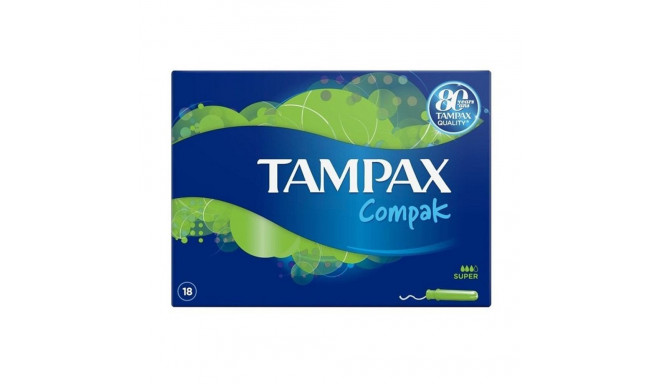TAMPAX COMPAK COMPRESAS SUPER ABSORCION PACK 18UN