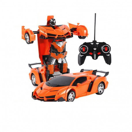 Auto Robot 2w1 pult R/C valgus heli drift oranž