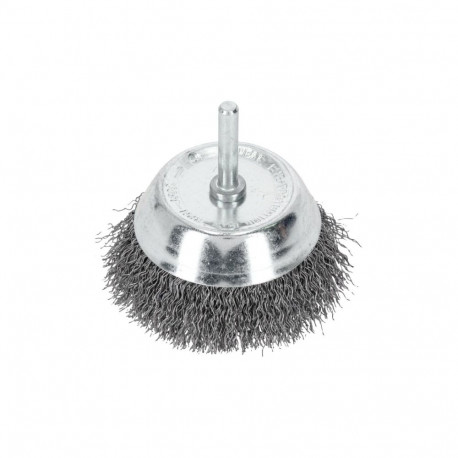 Szczotka doczołowa z dr.st.fal. fi= 80mm,trzpień 6mm proline