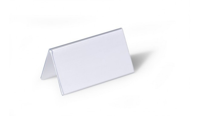 Lauasilt kõrgus 52/104 x laius 100mm  Durable 8051  A-kujuline,acrylic