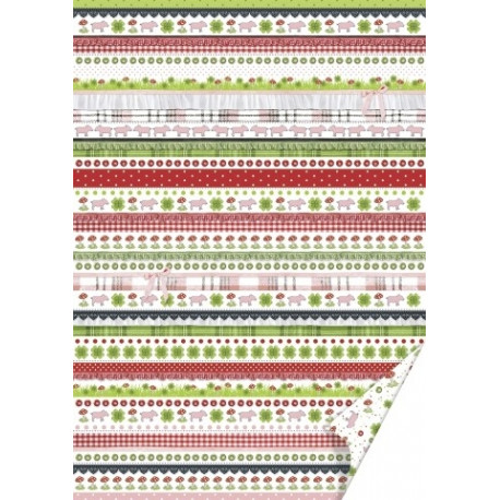 Käsitöökartong 21x31cm 200g, Good Luck, Heyda