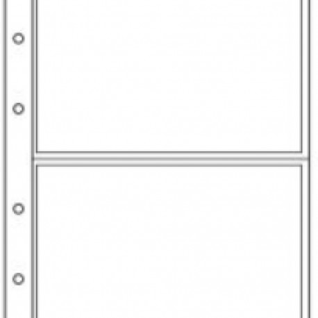 Vaheleht paberrahadele 2x 165x107mm  NUMIS 2C 338575, 5lehte pakis, Leuchtturm