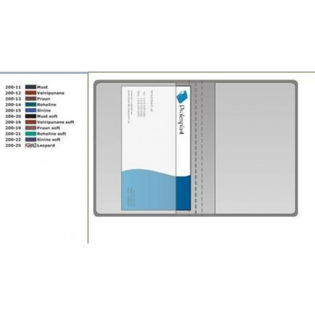 Krediitkaardi/Visiitkaardimapp 24-le, 68x98 mm, assortii
