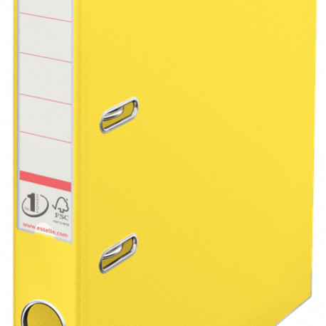 Registraator A4 50mm kollane PP Esselte No.1 Power Vivida