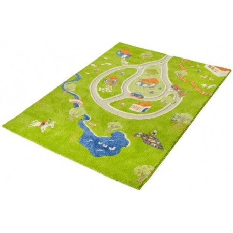 Mänguvaip Talu, 3D-mustriga, 134 x 180 cm