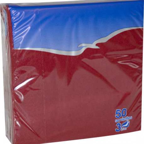 Salvrätik bordoo 33x33cm 50tk/pk 3-kihiline