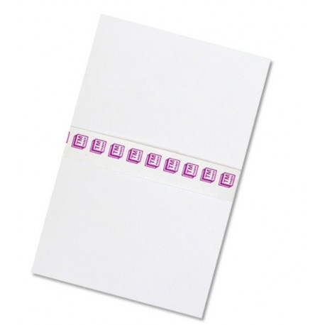 Märkmepaber 8x12 cm valge, liimitud