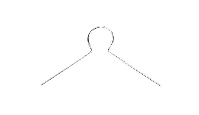 Riputusaas munadele või pallidele 25tk. hõbe