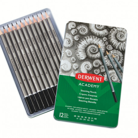 Eskiisipliiats Derwent Academy 12tk. 6B-5H, metallkarbis
