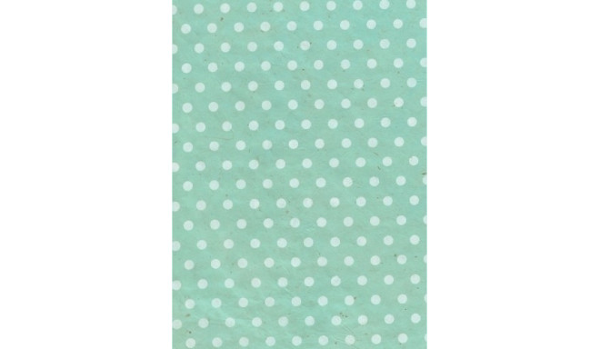 Nepaali paber A4 Medium Dot White on Robins Egg