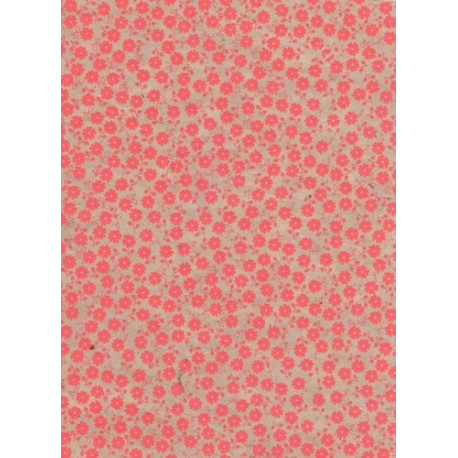 Nepaali paber A4 Moroccan  Tiles Magenta on Pink