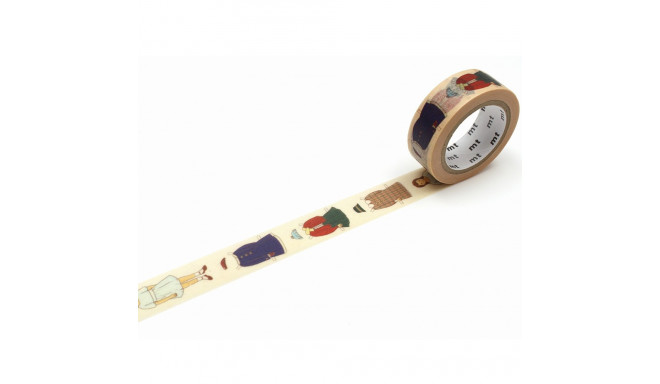 Paberteip dekoreerimiseks Washi teip mt ex 15mmx10m dress-up autum/winter