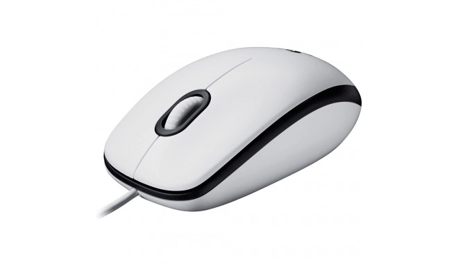 Logitech M100, mouse (white/grey, compatible with Windows/macOS/ChromeOS/Linux)