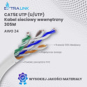 Extralink CAT5E UTP (U/UTP) V2 sise kasutamiseks 305M keerdpaar