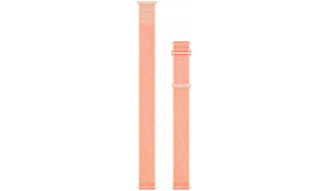 Garmin kellarihm Quick Release ComfortFit Fabric 20mm, coral/pink dawn