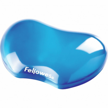 Fellowes mouse pad with wrist rest, blue (91177-72)