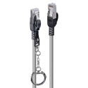 Network Cable - LINDY Cat.6A S/FTP LSZH Network Security Cable, RJ45, M/M, 500MHz, 1 m, Grey