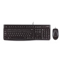 LOGITECH MK120 Corded Combo - BLACK - USB - RUS