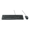 LOGITECH MK120 Corded Combo - BLACK - USB - RUS