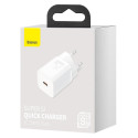 Baseus wall charger Super Si PD 25W 1x USB-C white