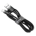 Baseus cable Cafule USB - Lightning 0,5 m 2,4A grey-black
