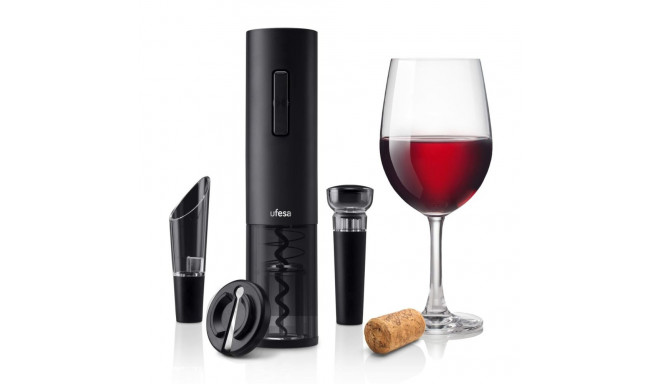 Elektriline korgitser koos veinitarvikutega UFESA EASY OPEN Must ABS