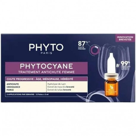 Soengukomplekt Phyto Paris Phytocyane Tratamiento Anticaída Reacción Mujer Lote 2 Tükid, osad