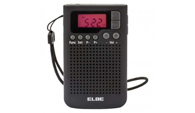 Transistorraadio ELBE RF-93 AM/FM Must