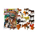Duży Zestaw 20 Figurek Zwierząt Farma Mata