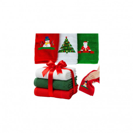 Ruhhy 26727 jõuluteemalised rätikud komplekt 3 tk