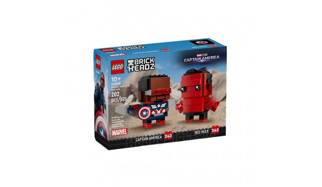 Klocki brickheadz 40668 kapten Ameerika ja punane Hulk