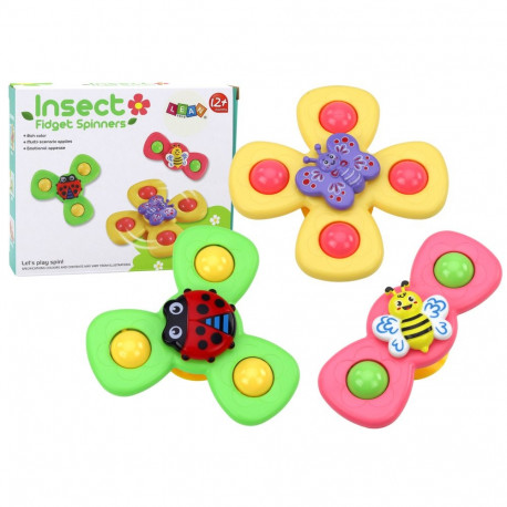 sensoorne mänguasi spinnereid mesimumm lepatriinu liblikas iminappadega