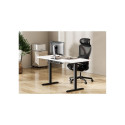 Adjustable Height Table Up Up Bjorn Black, Table top M White