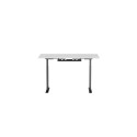 Adjustable Height Table Up Up Bjorn Black, Table top M White