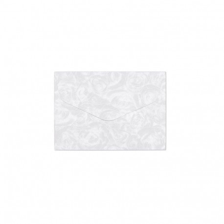 Ümbrik valge roos B7 - 10tk