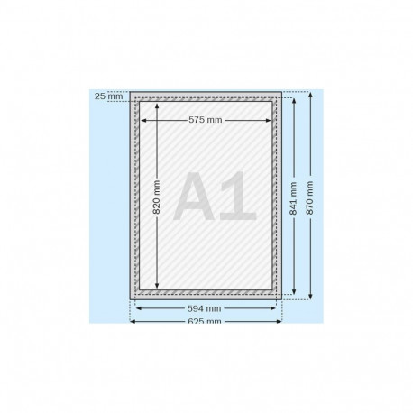 Postriraam Snap Frame VALGE - erinevad suurused