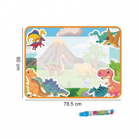 Joonistumatt veega Dinosaurus 78,5 x 60 cm