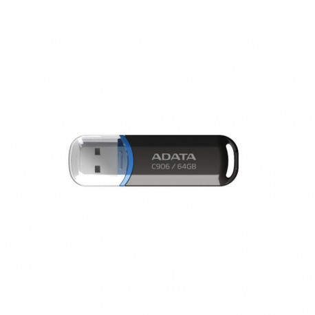 ADATA MEMORY DRIVE FLASH USB2 64GB/BLACK AC906-64G-RBK A-DATA