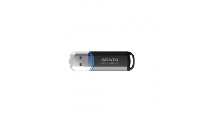 ADATA MEMORY DRIVE FLASH USB2 64GB/BLACK AC906-64G-RBK A-DATA