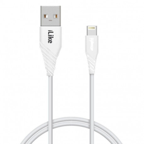 iLike - iLike Evelatus Charging Cable for lightning devices CCI01 White