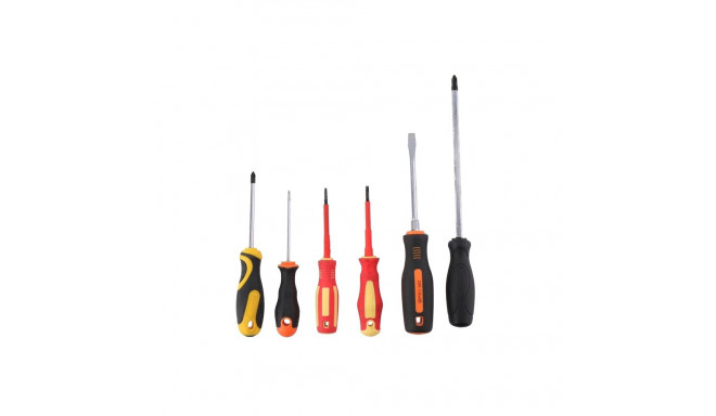 SCREWDRIVER SET 6PCS MT KINZO PB/HD