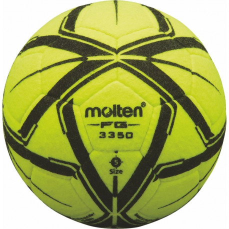 Indoor football F4G3350, Nadelfilz, synth. Leather, handsewn, yellow, TM Molten
