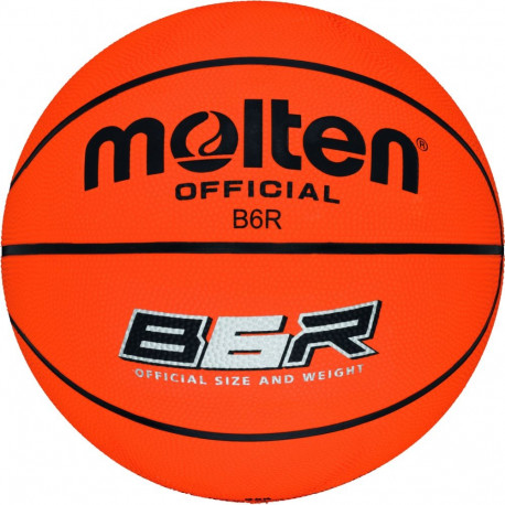 Basketball B6R, Rubber, orange, TM Molten