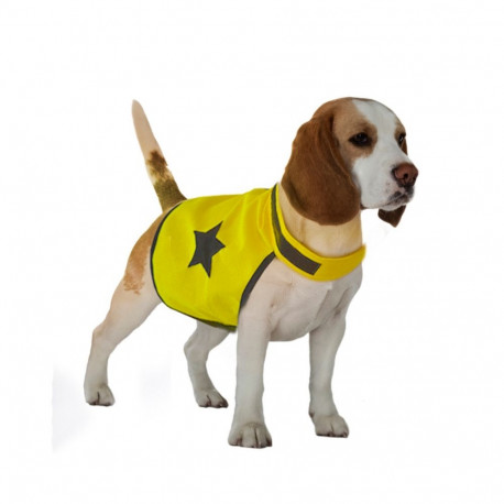 Duvo+ helkurvest koertele M, kollane