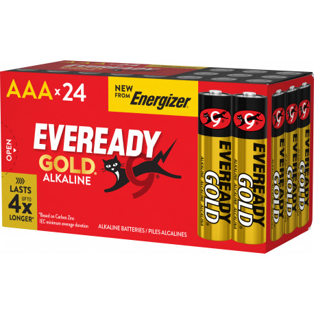 Energizer battery Eveready Gold AAA DP24